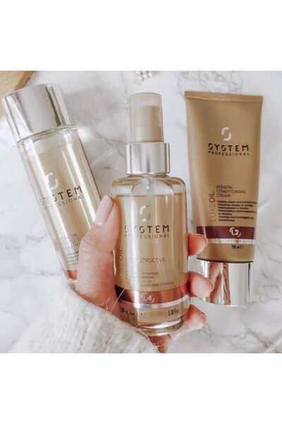 System Wella System Professional Luxe Yağ Argan,Jojobo ve Badem Yağları İçere...