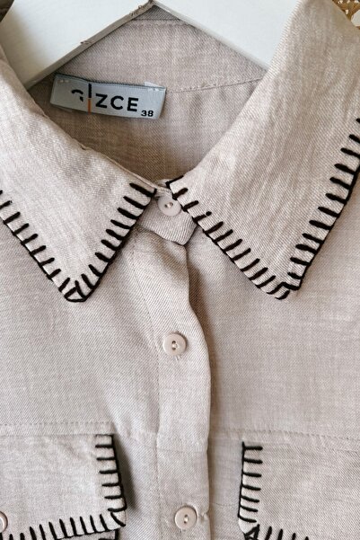 Gizce Astor Beige Tunic