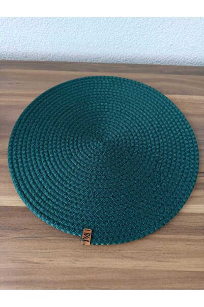 Naspar 6 قطع 32 سم صحن / مفرش أطباق لون أخضر