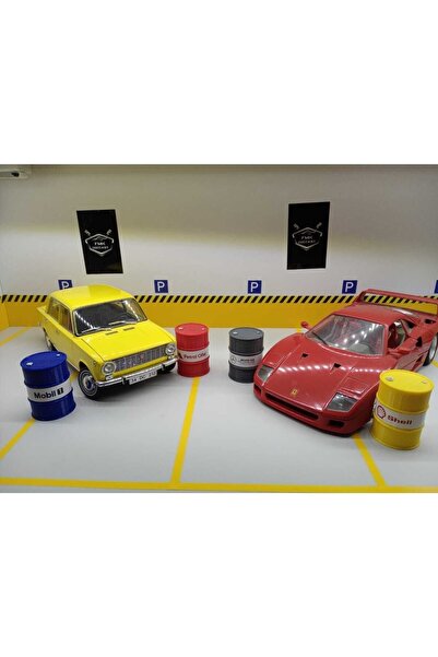 FMK HOBBY 1:18 Ölçek 4 Lü Varil Seti