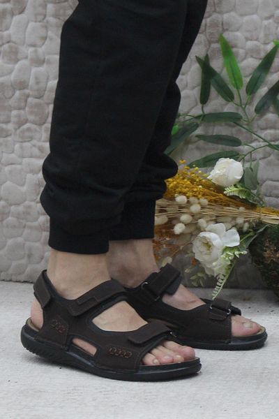 fort 171241   Model Anatomical Comfortable and Flexible Men's Brown Sandals