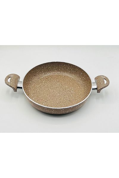 CANTEF 22 cm Fireproof and Non-Stick Double Handle Teflon Pan Sahan
