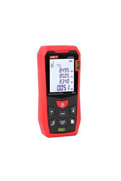 Genel Markalar Unı-t Lm50a 50 Metre Lazer Metre Çift Su Terazili Hafızalı
