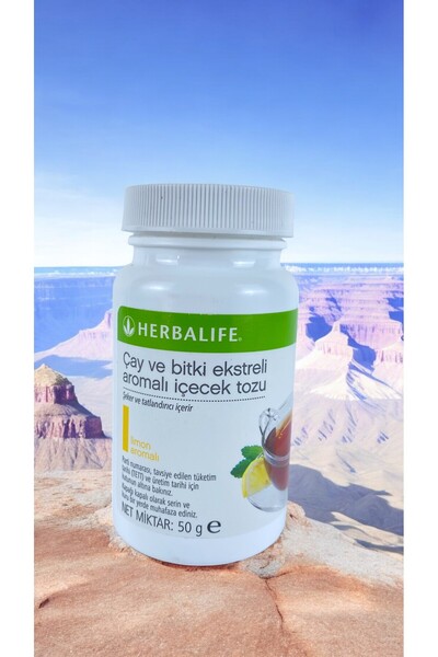 Herbalife Limon Aromalı 51 gr Küçük Çay Ve Bitki Ekstreli Konsantre İçecek Tozu