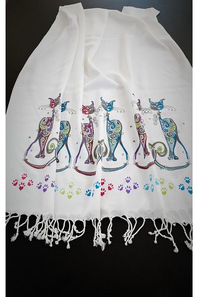 bejamonti Cat Patterned Pareo