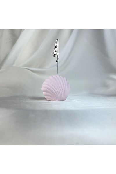oasis decoration Pink Pearl Oyster Note Holder, Photo Holder