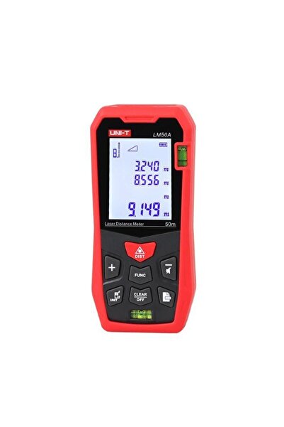 Genel Markalar Unı-t Lm50a 50 Metre Lazer Metre Çift Su Terazili Hafızalı