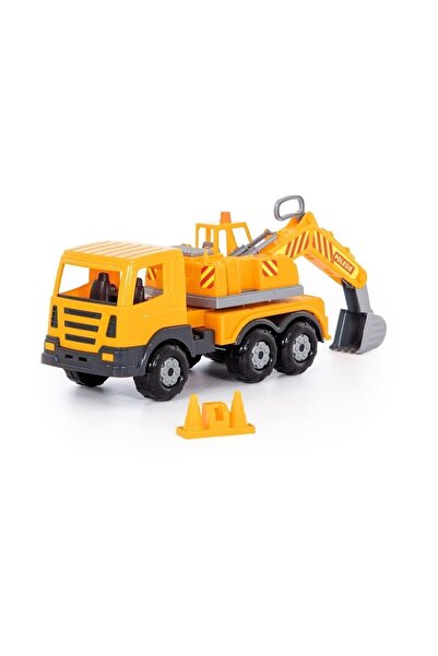 Polesie Oyuncak 71187 Kazıcılı Kamyon Ekskavatör Aracı 45 Cm