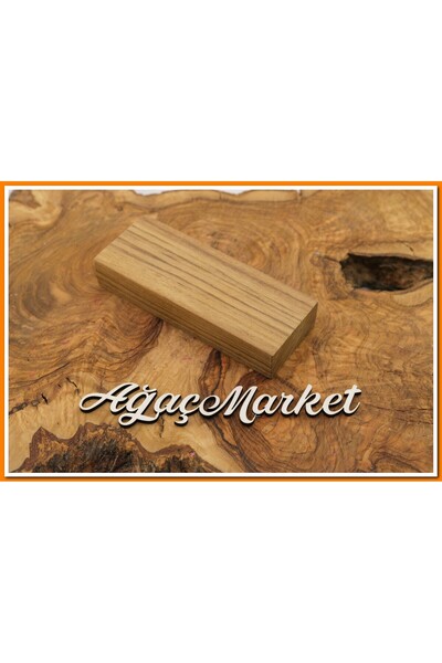 Ağaç Market Tik Ağacı (Myanmar) Blok2- 2,3cmx5cmx13cm