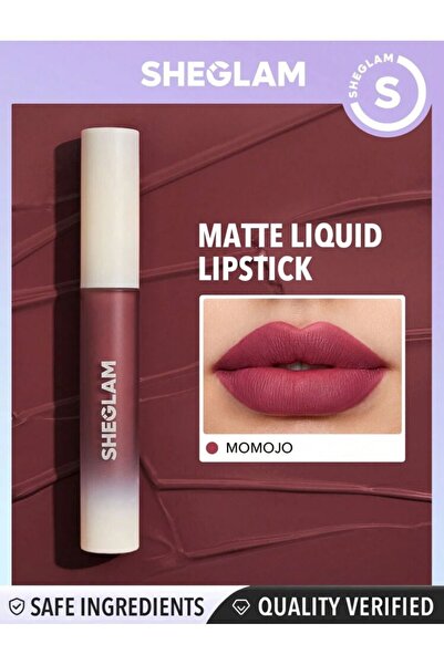 SHEGLAM Matte Allure Liquid Lipstick, Alcohol free, vegan lipstick, 3.1g