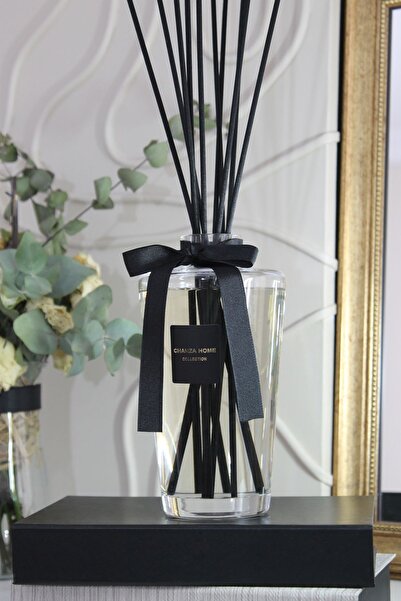 CHANZA HOME Beyaz Sabun Oda Kokusu Premium Büyük Boy Lüks Tasarım Camda Oda K...