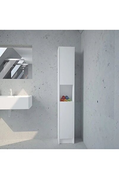 YURKUR MOBİLYA Banyo dolabı raflı dolap