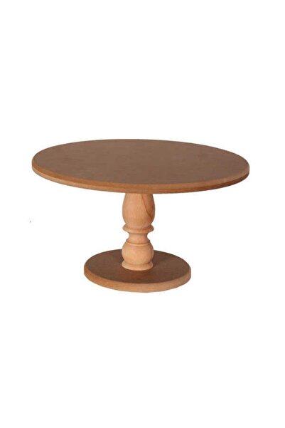 Mofy's Ahşap Servis Standı Sunumluk Doğum Günü Düğün Nişan Pasta Kek Boyanabi...