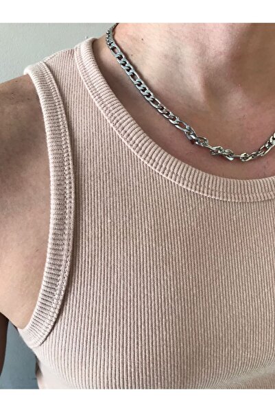 DUNGA Erkek Bej Fitilli Atlet - Likralı Pamuk Kaşkorse Halter Yaka Tank Top Atlet