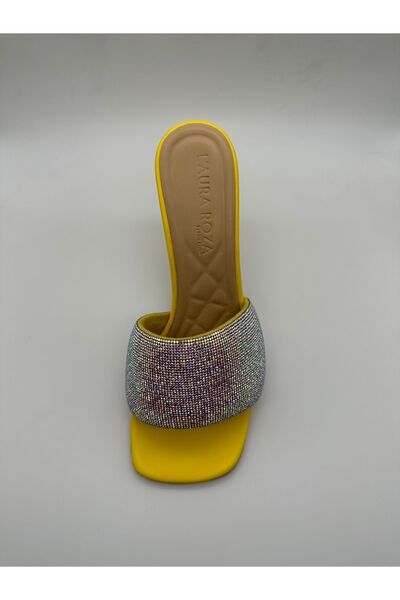 Laura roza Taş Detaylı Abiye Terlik