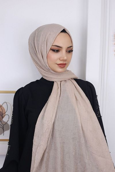 HAR-UM Ticaret Hijab Women's Bamboo Scarf Shawl Mink