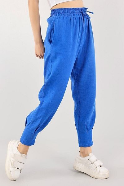 trendalisse Γυναικείο εποχιακό Jogger παντελόνι με ελαστική μέση και μανσέτες