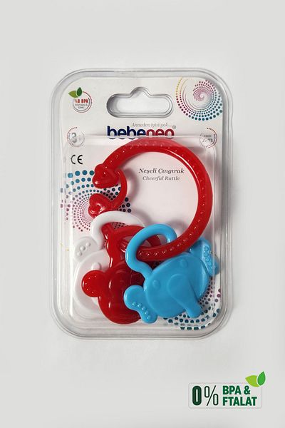 BEBENEO Cheerful Healthy Bpa-Free Rattles for Baby