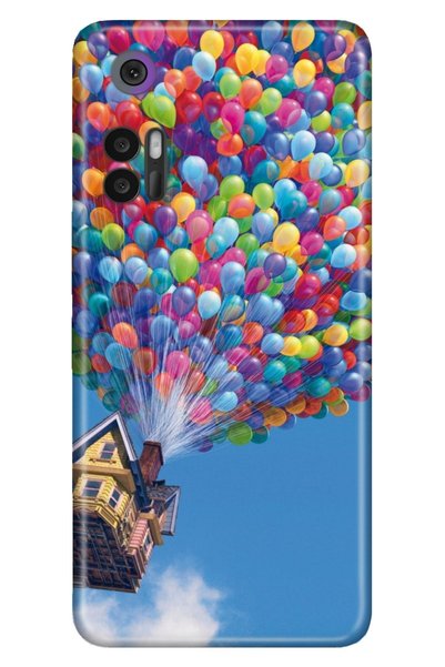 TCL 30 - 30 Plus Case Silicone Moderna Illustrated Patterned Balloon House