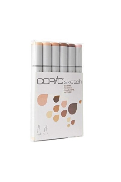 Copic Sketch Skin Tonları 6'lı