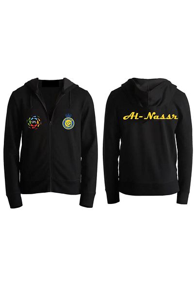 Pisa Art Al-Nassr Saudi Arabia Pro League - суичър с цип със специален дизайн
