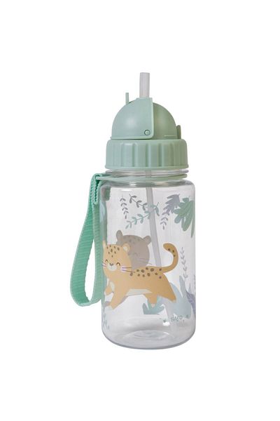 saro 450ml Hanging Flask with Straw - Cat