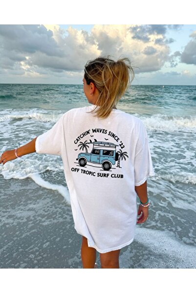 Jose Clothing Λευκό oversized βαμβακερό μπλουζάκι - Crew λαιμόκοψη, κοντό μαν...