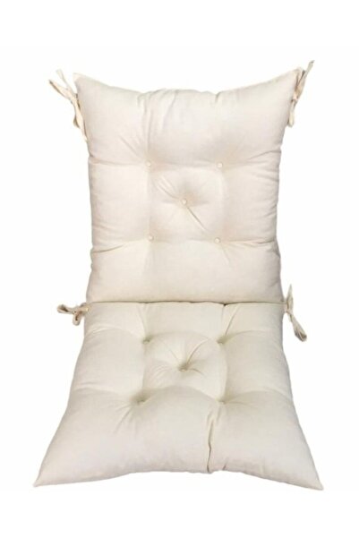 Bykutlay Home Collection Cream Back Chair Cushion 45*85