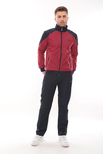 SOCCER Men's Sports Tracksuit Set - Twill Combed Cotton, Detachable Hooded, 4329