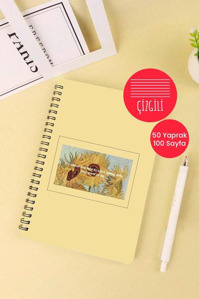 Anime Marketi دفتر مدرسي بحلقة A5 تحت عنوان الاقتباس الفني 50 ورقة و100 صفحة - مسطر