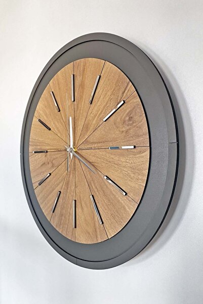 Blackframe İskandinav Style Özel Tasarım Duvar Saati - 40x40 Cm