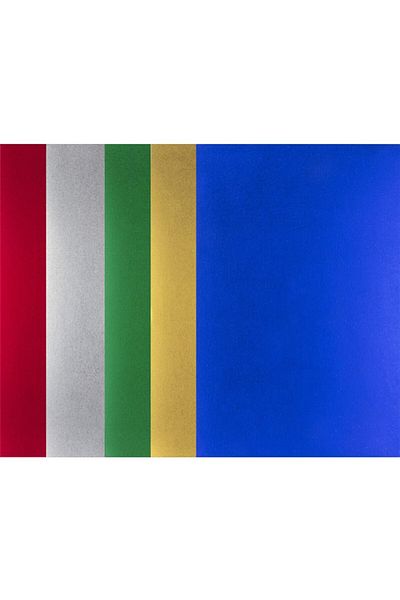 Nova Color Eva 50X70 Metallic Mixed Seal Paper 5 Pack Set