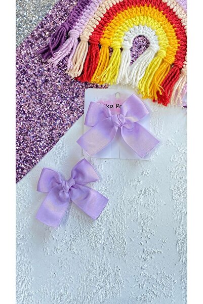 Toka Perisi Ліла Курделе - 2-х металевих затискачів з бантиком