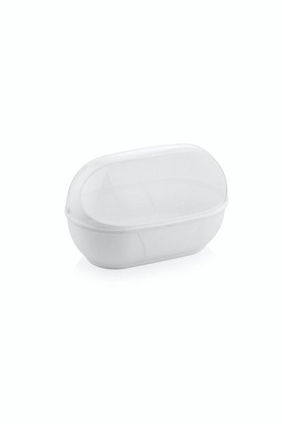 Panoramas Home White Bread Box / White Bread Storage Container / White Bread Holder