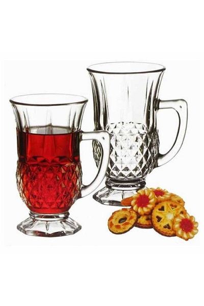 Paşabahçe Istanbul Cup Mug with Handle 6 pcs 155 cc