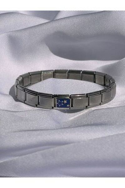 NOVAFACE Italian Single Charm Stainless Steel Bracelet - Classic