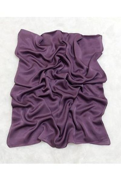 NOVAFACE Standard Evening Dress Janjan Shiny Satin Textured Hijab Evening Dress Chiffon Shawl Classic