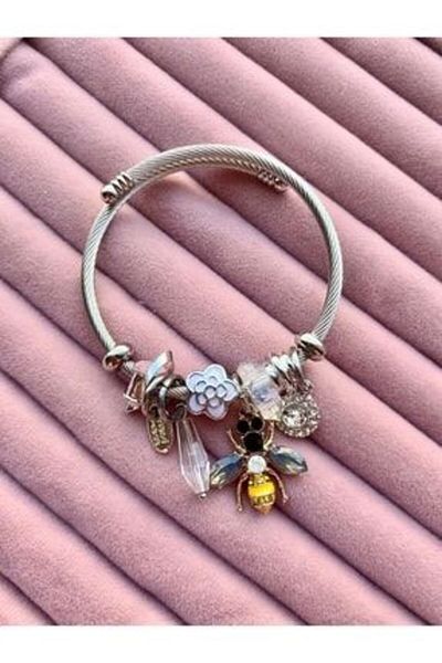 NOVAFACE Standard Women's Steel Bracelet - Charm Bracelet Classic