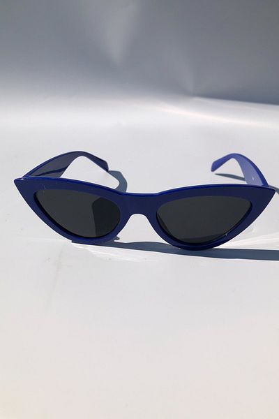 DSN Blue Cat Eye Women's Sunglasses