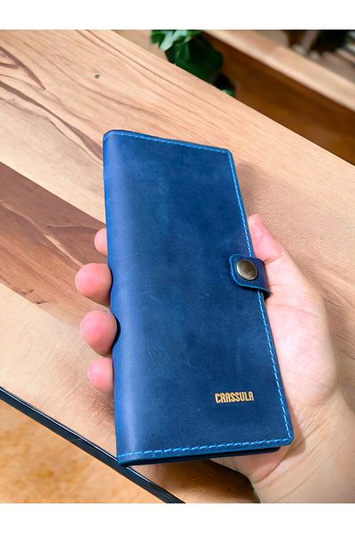 CRASSULA PREMIUM LEATHER Genuine Leather Slim Portfolio Wallet