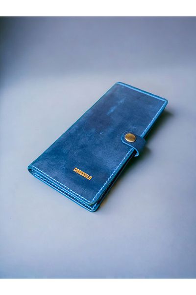 CRASSULA PREMIUM LEATHER Genuine Leather Slim Portfolio Wallet