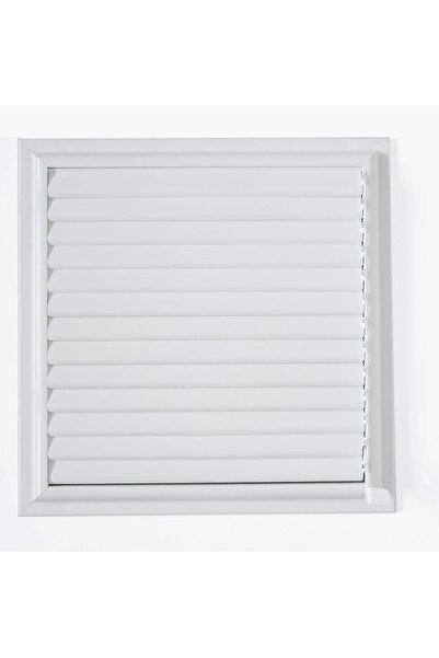 SAHMO METAL 60x50 Beyaz Alüminyum Hareketli Menfez Yüzeysel Banyo Wc Havaland...