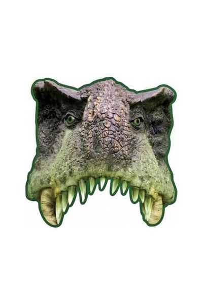 BalonEvi Wild Jurassic Themed Full Face Mask (6 Pieces)