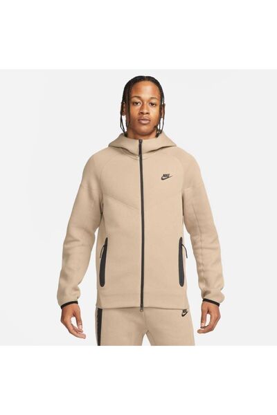 Nike Sportswear Tech Fleece Windrunner Tam Boy Fermuarlı Erkek Kapüşonlu Swea...