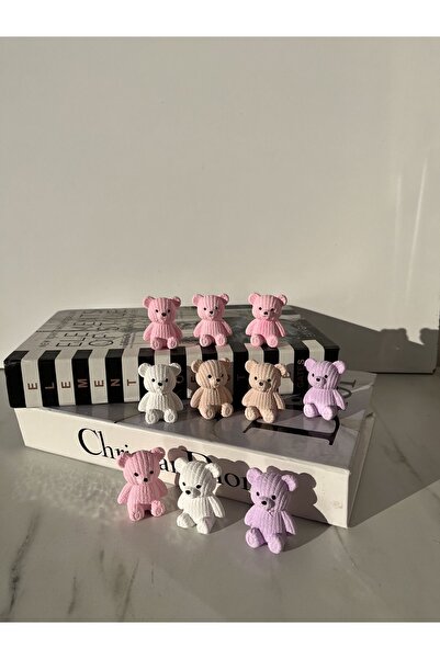 Home Sibel/ Ela Tasarım 10 Adet Sevimli Ayıcık Biblo,minyatür,biblo,dekoratif