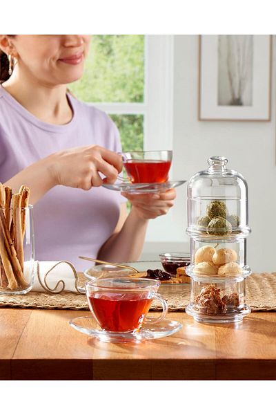 Paşabahçe Penguin 6 Piece Cup Set - Plain, 230 ml