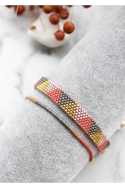 DM Miyuki Triangle & Thin Model Miyuki Bracelet Set