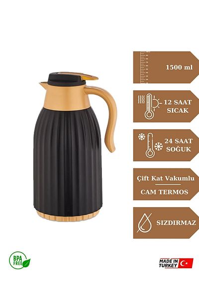 Remetta Caldo Glass 1.5 Liter - Thermos Gold GLASS