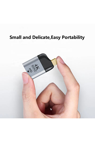 FLAGEN Type-C To Displayport 4K60HZ Çevirici Dönüştürücü Adaptör