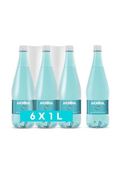 Akmina Sade Maden Suyu 1 Lt X 6 Adet